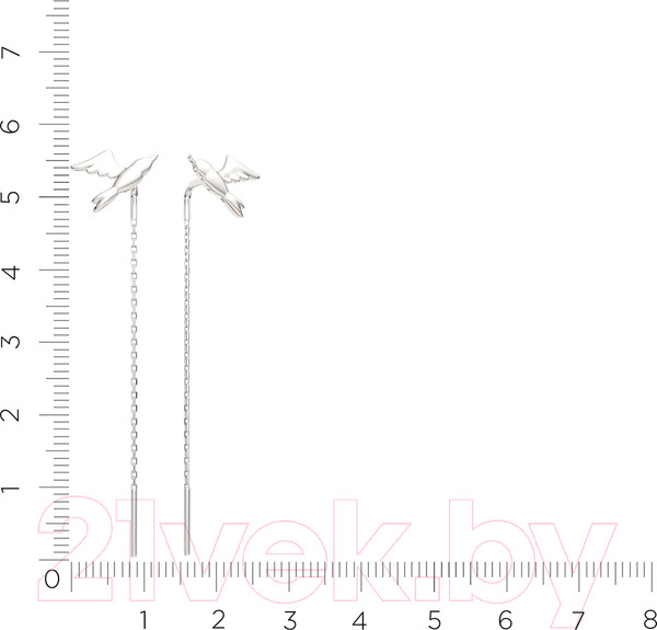 Изображение товара Серьги из серебра ZORKA 0300462
