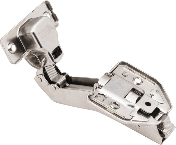 Изображение товара Петля мебельная AKS 45 градусов с доводчиком 45мм планка h0 clip-on 3D регулировка (угловая)