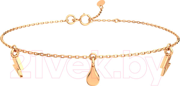 Изображение товара Браслет из розового золота ZORKA 650053.14K.R.ZZ (18см)