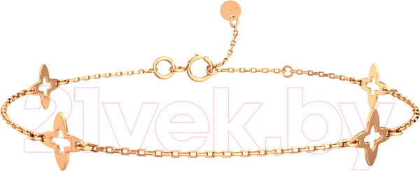 Изображение товара Браслет из розового золота ZORKA 650055.14K.R.ZZ (18см)