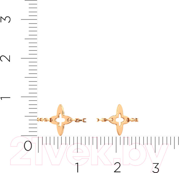 Изображение товара Браслет из розового золота ZORKA 650055.14K.R.ZZ (18см)