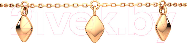 Изображение товара Браслет на ногу из розового золота ZORKA 650050.14K.R (28см)