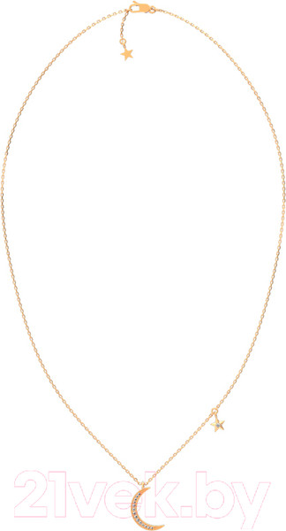 Изображение товара Колье из розового золота ZORKA 550036.14K.R (50см, с фианитами)