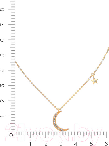 Изображение товара Колье из розового золота ZORKA 550036.14K.R (50см, с фианитами)