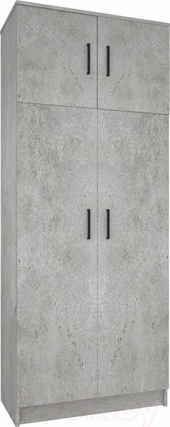 Изображение товара Шкаф МДК ПРШ1 2-х створчатый 800x380x2020 (цемент светлый)