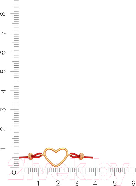 Изображение товара Браслет из розового золота ZORKA 660008.14K.R.02 (18см)