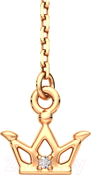 Изображение товара Браслет из розового золота ZORKA 640031.14K.R (20см, с фианитом)