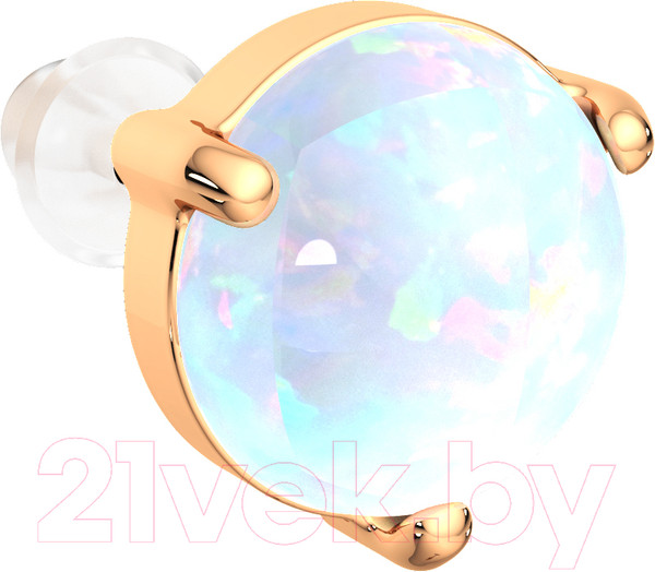 Изображение товара Моносерьга из розового золота ZORKA 310625S.14K.R (с опалом)