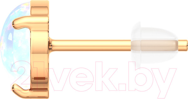 Изображение товара Моносерьга из розового золота ZORKA 310625S.14K.R (с опалом)