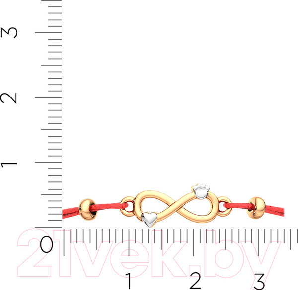 Изображение товара Браслет из розового золота ZORKA 660059.14K.R.02.ZZ (18см)