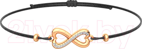 Изображение товара Браслет из розового золота ZORKA 670045.14K.R.01 (18см, с фианитами)