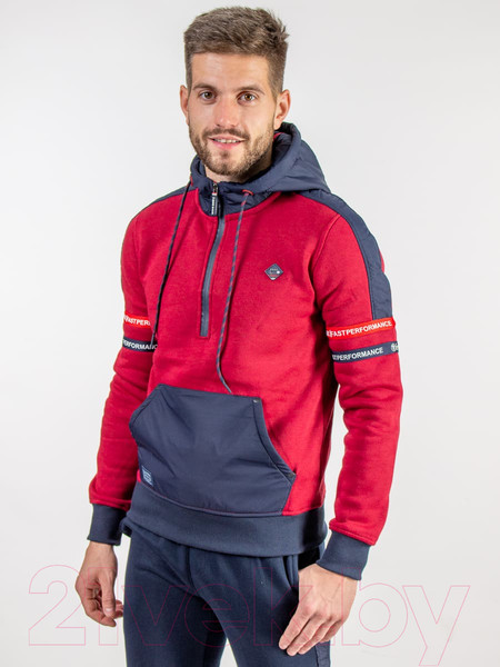 Изображение товара Спортивный костюм Isee SW55499 (р.52, темно-синий/бордовый)