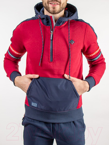 Изображение товара Спортивный костюм Isee SW55499 (р.52, темно-синий/бордовый)