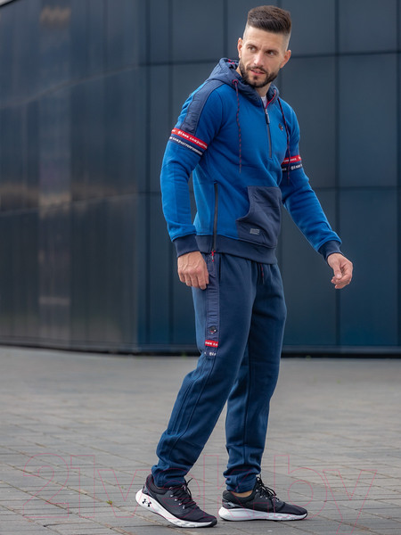 Изображение товара Спортивный костюм Isee SW55499 (р.52, темно-синий/синий)