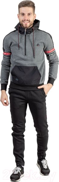 Изображение товара Спортивный костюм Isee SW55499 (р.50, черный/серый)
