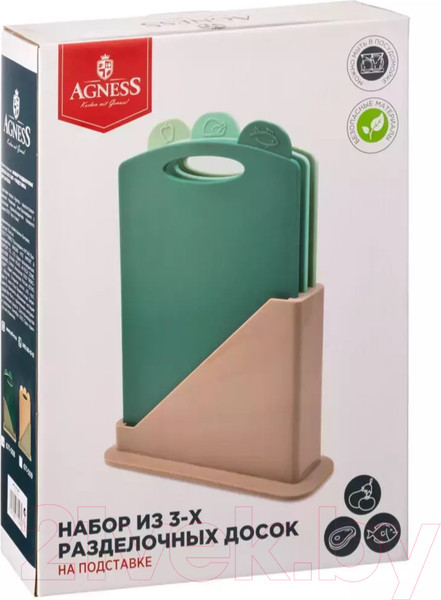 Изображение товара Набор разделочных досок Agness 671-508