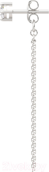 Изображение товара Серьги из серебра ZORKA 0310477 (с фианитами)