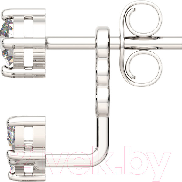 Изображение товара Серьги из серебра ZORKA 0310370 (c фианитами)