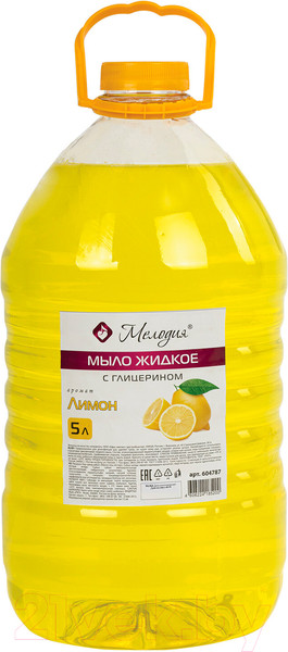 Изображение товара Мыло жидкое Мелодия Лимон (5л)