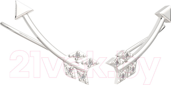 Изображение товара Серьги из серебра ZORKA 0310519 (с фианитами)