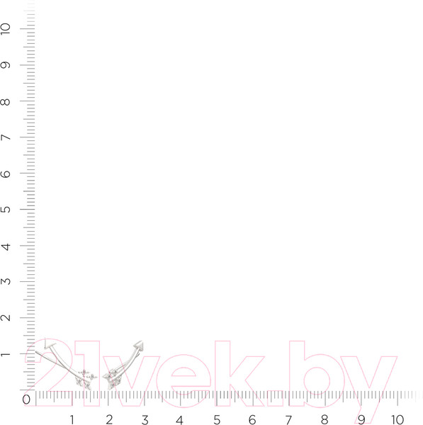 Изображение товара Серьги из серебра ZORKA 0310519 (с фианитами)