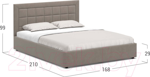 Изображение товара Двуспальная кровать Moon Family 1251 / К004589