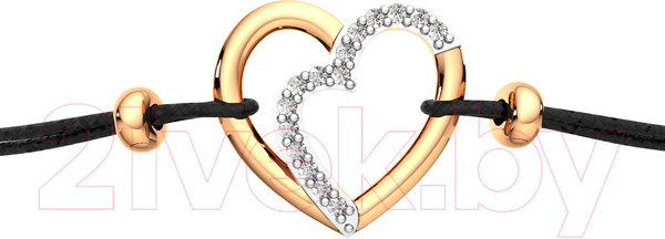 Изображение товара Браслет из розового золота ZORKA 670024.14K.R.ZZ.01 (18см, с фианитами)