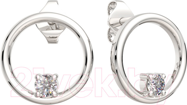 Изображение товара Серьги из серебра ZORKA 0310584 (c фианитами)