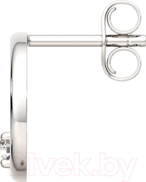 Изображение товара Серьги из серебра ZORKA 0310584 (c фианитами)