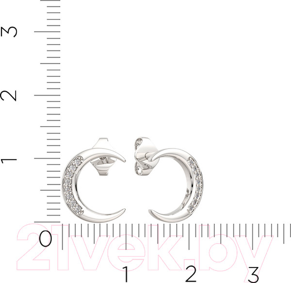 Изображение товара Серьги из серебра ZORKA 0310589 (с фианитами)