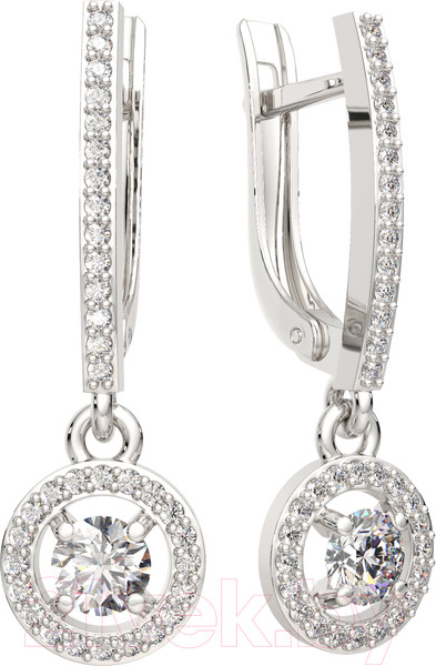 Изображение товара Серьги из серебра ZORKA 0310630 (с фианитами)