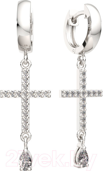 Изображение товара Серьги из серебра ZORKA 0310646 (с фианитами)
