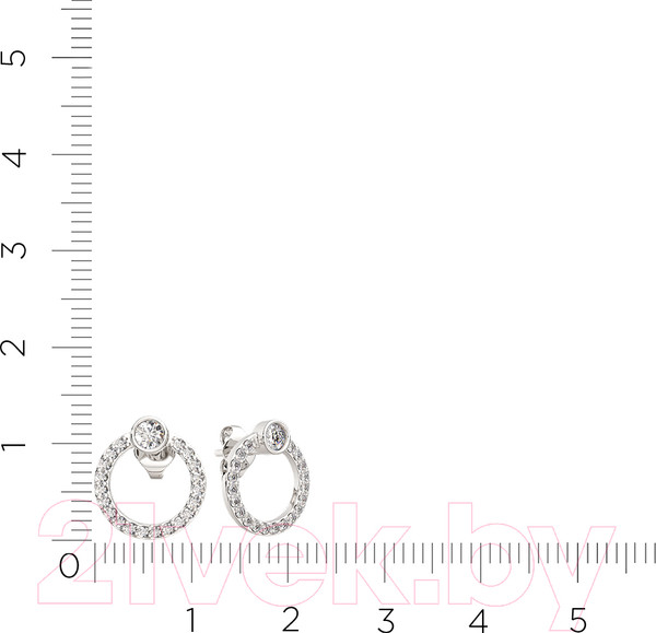 Изображение товара Серьги из серебра ZORKA 0310739.ZZ (с фианитами)