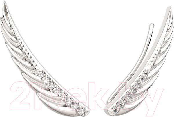 Изображение товара Серьги из серебра ZORKA 0310049 (с фианитами)