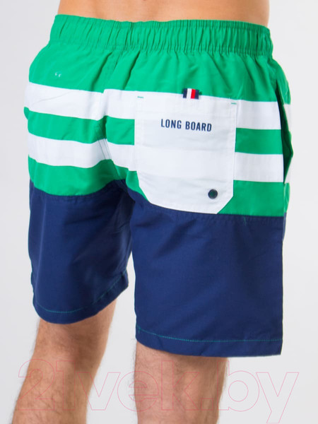 Изображение товара Шорты Isee JF40055J (р.54, синий/зеленый/белый)