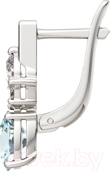 Изображение товара Серьги из серебра ZORKA 0310366 (с наноситаллом)