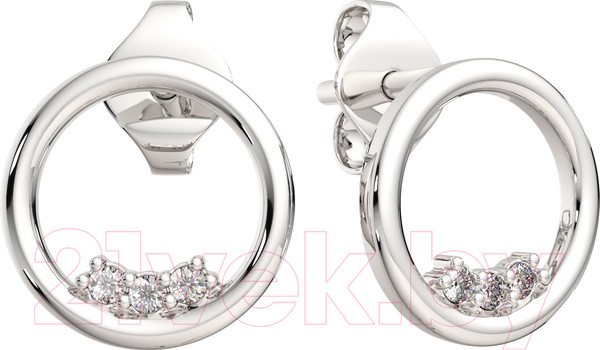 Серьги из серебра ZORKA 0310801.ZZ (с фианитами)