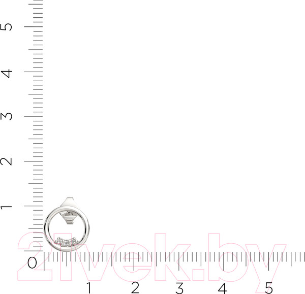 Изображение товара Серьги из серебра ZORKA 0310801.ZZ (с фианитами)