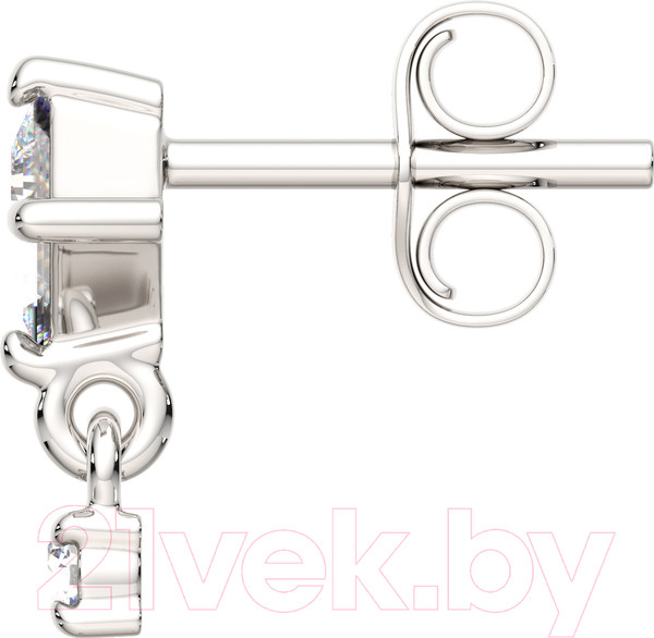 Изображение товара Серьги из серебра ZORKA 0310864 (с фианитами)