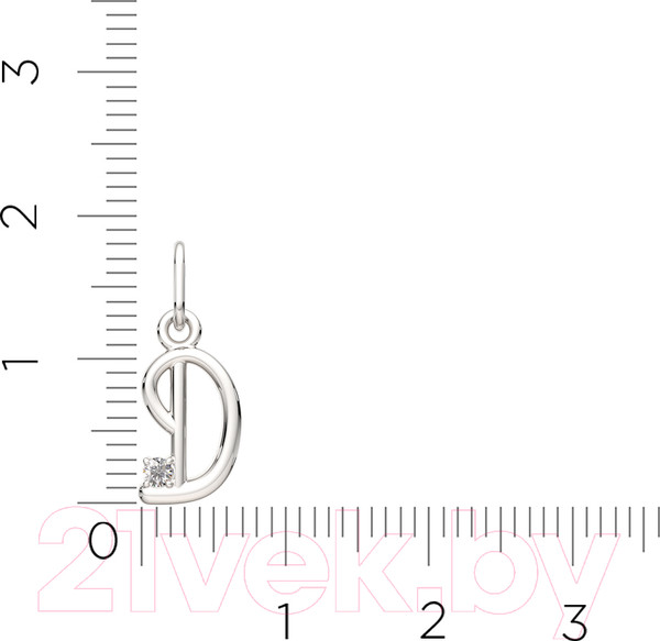 Изображение товара Подвеска из серебра ZORKA 0440019/Д (с фианитами)