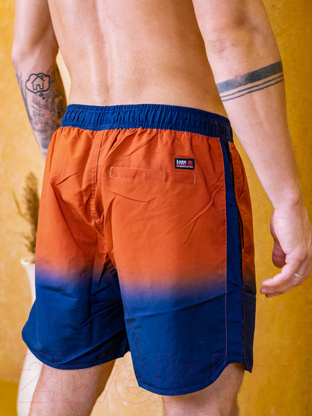 Изображение товара Шорты Isee JY41067 (р.48, синий/терракотовый)