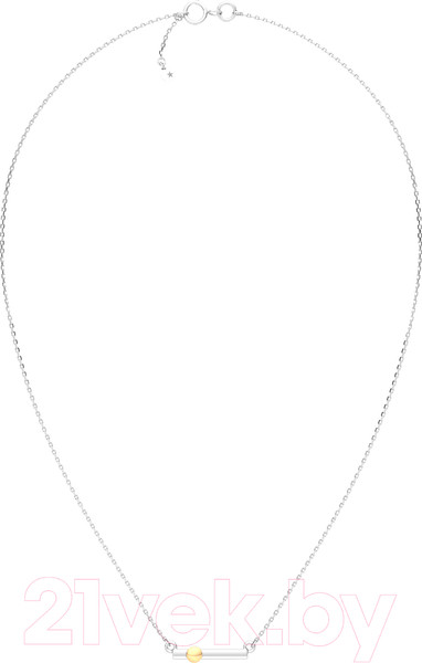 Изображение товара Колье из серебра ZORKA 0540019.G14K (45см, с золотой вставкой)