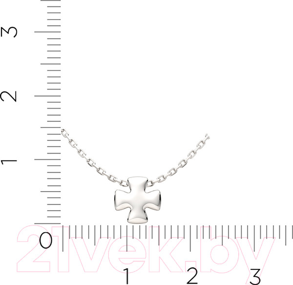 Изображение товара Колье из серебра ZORKA 0540384 (45см)