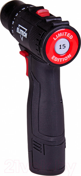 Изображение товара Аккумуляторная дрель-шуруповерт Elitech ДА 10.8БЛ2 204842