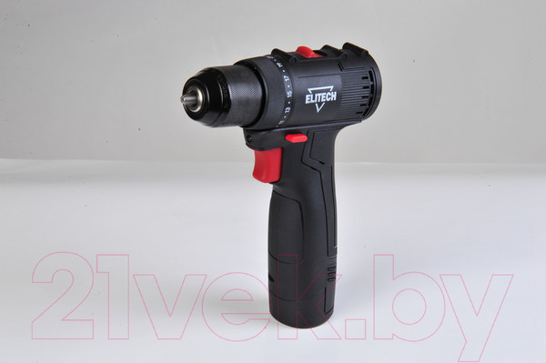 Изображение товара Аккумуляторная дрель-шуруповерт Elitech ДА 10.8БЛ2 204842