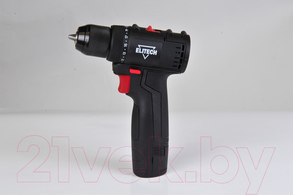 Изображение товара Аккумуляторная дрель-шуруповерт Elitech ДА 10.8БЛ2 204842