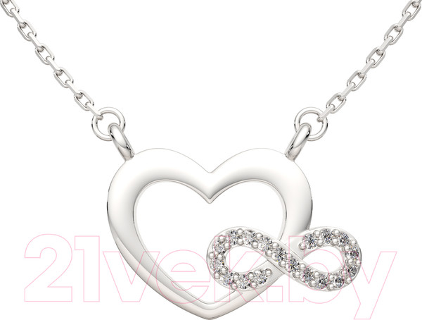 Изображение товара Колье из серебра ZORKA 0550060 (45см, с фианитами)