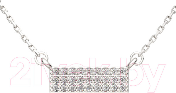 Изображение товара Колье из серебра ZORKA 0550102 (40см, с фианитами)