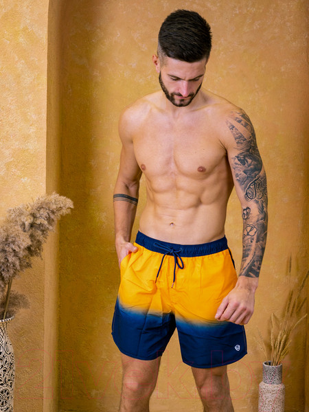 Изображение товара Шорты Isee JY41067 (р.48, синий/желтый)