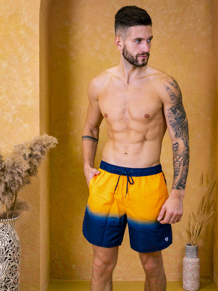 Изображение товара Шорты Isee JY41067 (р.48, синий/желтый)